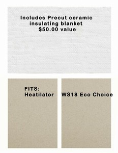 Heatilator Wood Stove Baffle Blanket Eco Choice Ws18 Pp2560