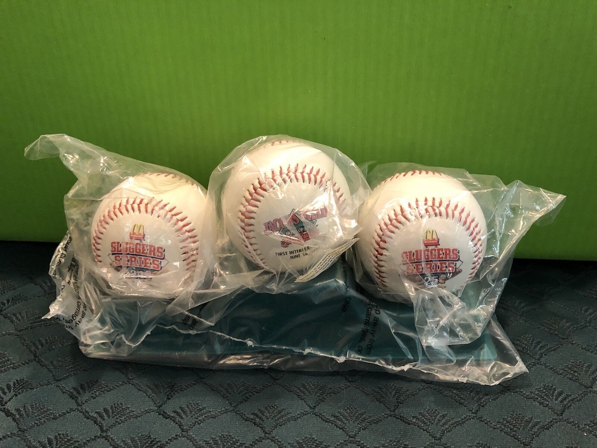 1997 Cleveland Indians Baseballs Set McDonald's “Sluggers Series