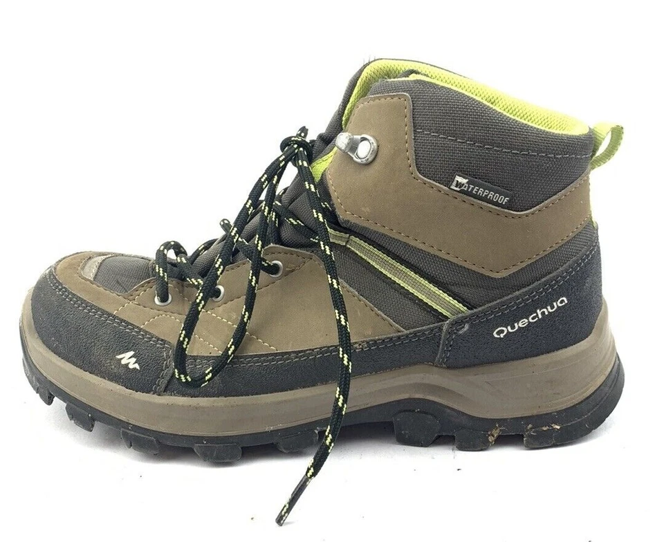 QUECHUA DAMEN SCHUHE WANDERSCHUHE TREKKINGSCHUHE Gr:38 Uk:5 BEIGE