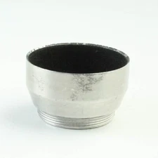 Unbranded - 26.6mm - Silver Metal Screw-On Lens Hood Shade - 20mm Deep