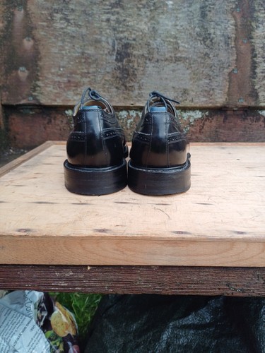 ZAPATOS JOSEPH CHEANEY BROGUES CUERO NEGRO UK11 PARA HOMBRE KINGSTON MUY BUEN ESTADO - Imagen 6 de 10