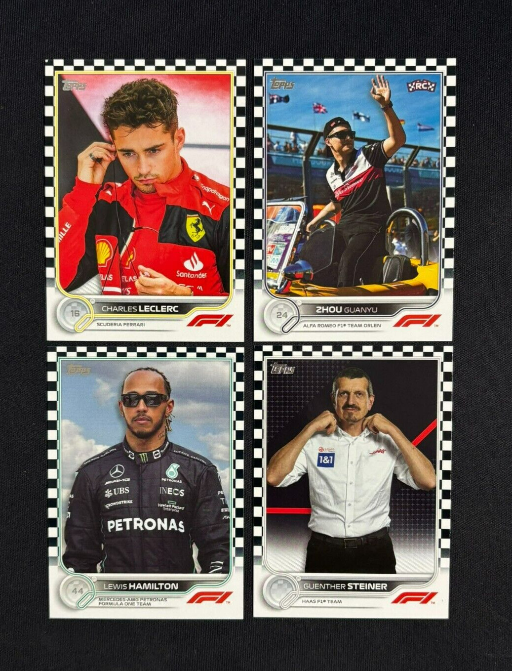 2022 Topps Formula 1 F1 Checker Flag Parallel #1-200 You Pick Complete Your Set