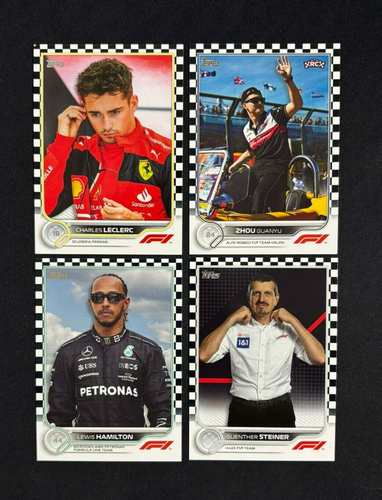 2022 Topps Formula 1 F1 Checker Flag Parallel #1-200 You Pick Complete Your Set - Picture 1 of 1
