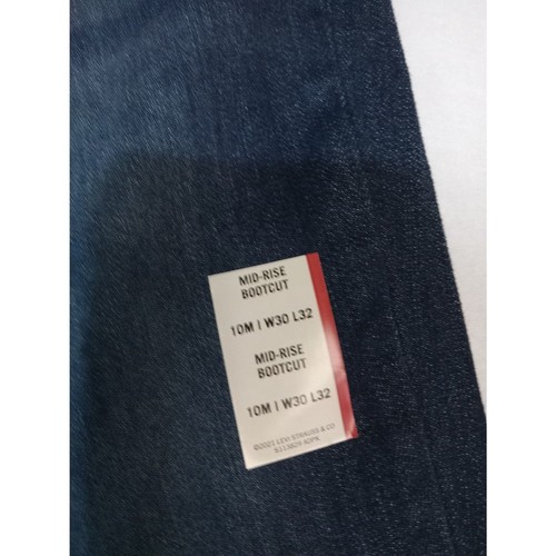 Women's Levi Strauss Signature Mid- Ris Boot Cut Dark Wash Jeans Size 10 M - Picture 3 of 12