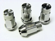 VMS 20 CLOSED END STAINLESS STEEL DRAG RACING EXTENDED LUG NUTS 12X1.5MM TUNER