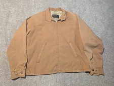 Vintage Sears Jacket Mens 44 Sportswear Flannel Lined Work Bomber 70s