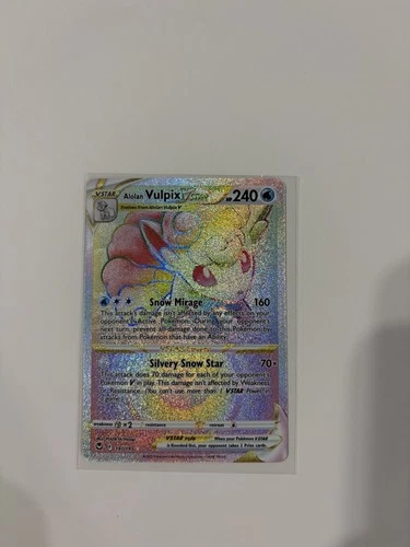 Alolan Vulpix VSTAR (Secret) 197/195 Swsh12: Sword & Shield - Silver Tempest...