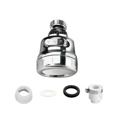 Oauee 360 Degree Swivel Kitchen Faucet Aerator Adjustable Dual Mode Sprayer Filt