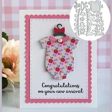 Baby Clothes Frame Metal Die Cuts, Baby Clothes Frame Metal Cutting Dies Cut ...