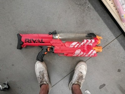 Nerf Rival XIX-1200 Red Dart Blaster TESTED W/ Magazine Pump Action 