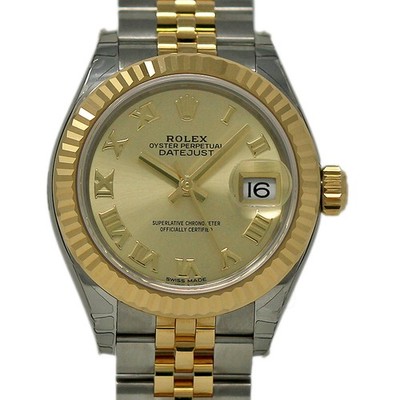 Rolex New Datejust 279173 28mm Steel Gold Champagne 2020 Box/Paper/5YrWTY #RL468
