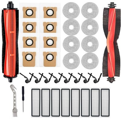 For Xiaomi 5 Pro OV21GL Vacuum Replacement Parts Kit Main Side Brush Mop Cloth