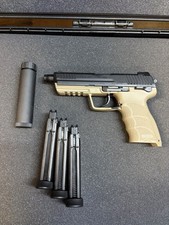 Tokyo Marui HK .45 Tan Package Airsoft Gas Blowback Tactical Pistol