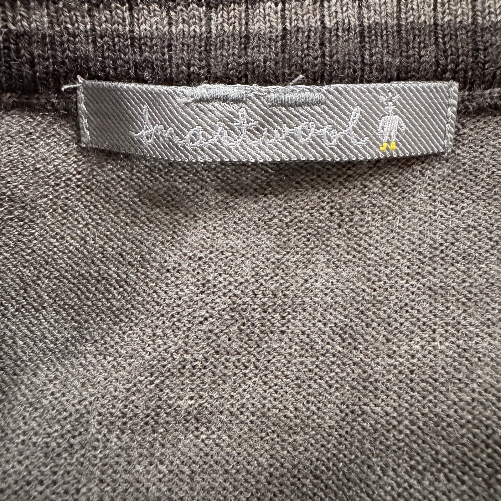 Smartwool Mens Kiva Ridge V-Neck Sweater Size Medium Taupe Brown Relaxed Fit