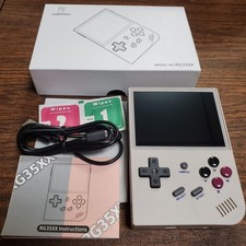 ANBERNIC RG35XX. UPGRADED 128GB GARLIC OS, Custom, Boxart! 40+ Systems, Case USA