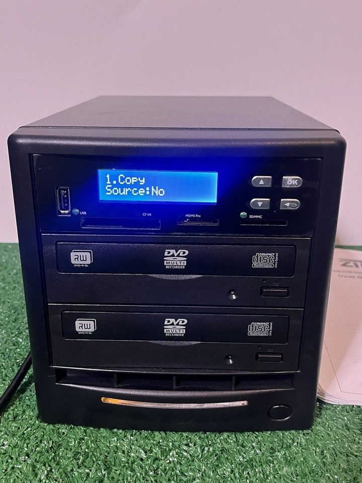 PF2-DVD ZipSpin Pro Flash USB/Tarjeta de Memoria Duplicador Sistema de Respaldo CD121 D121-LS Foto 4 de 4