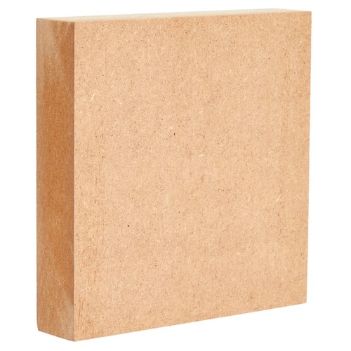 Unfinished MDF Wood Blocks for Crafts, Wooden Square Blocks for DIY (4 Pack) - Picture 9 of 10