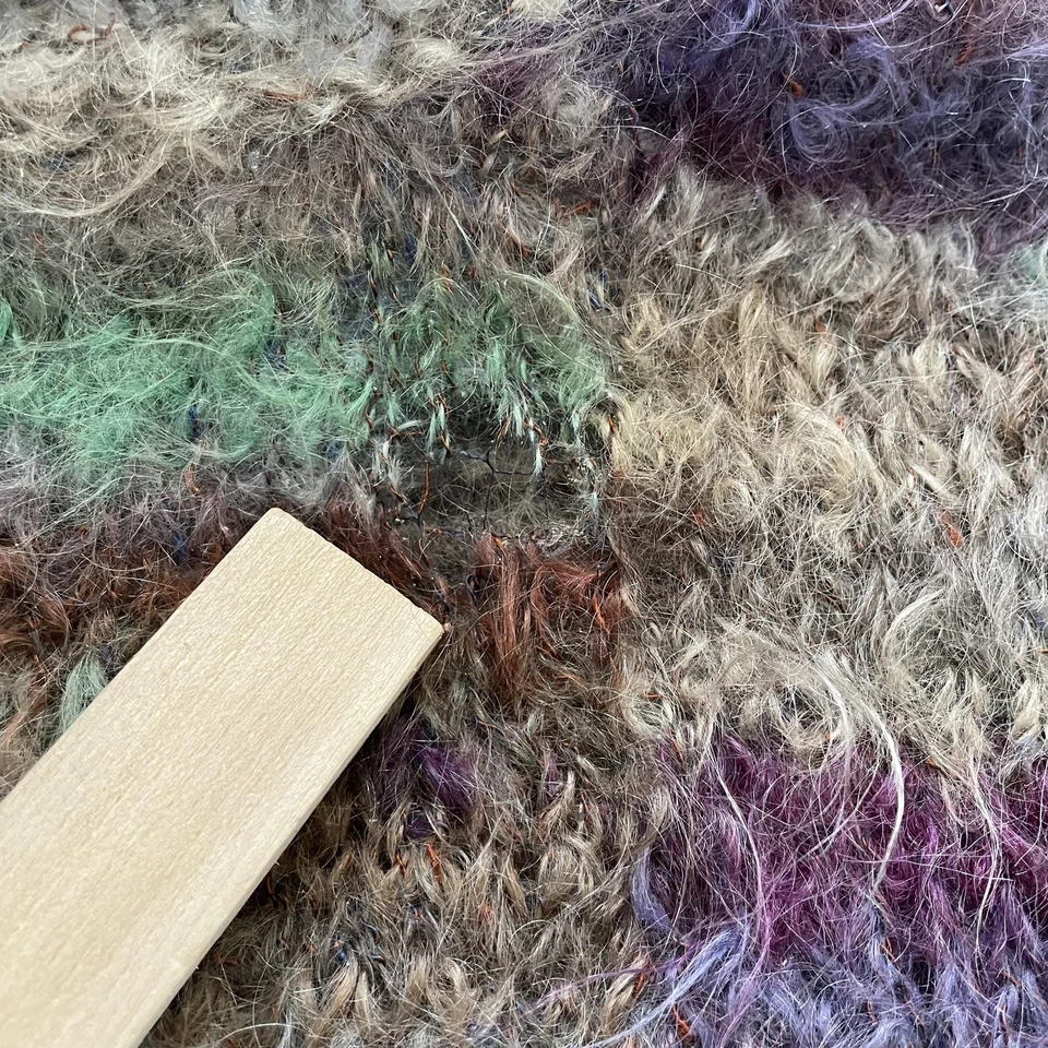 Vintage Cassidy Mohair Turtleneck Sweater Vest Womens Small Wool Made Italy 80s - Image 4 of 4