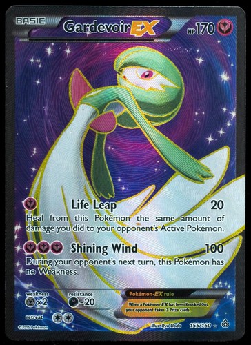Gardevoir Ex #155/160 MP Primal Clash Pokemon Card