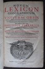 LEXICON GEOGRAPHICUM ~1677~ UNIVERSI ORBIS Latin FERRARI Dictionary KINGDOMS