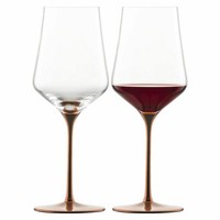 Eisch Rotweinglas 2Er Set Kaya, WeingläSer, Glas, Kupfer, 490 Ml, 77351819