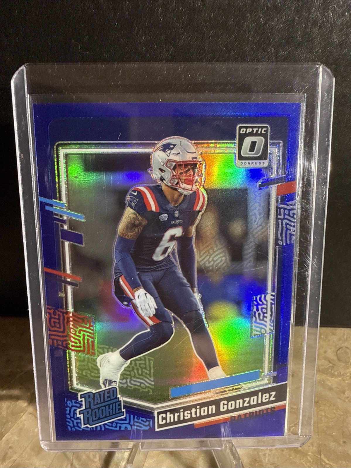 2023 Panini Donruss Optic Rated Rookie Christian Gonzalez #274 Blue Prizm /199