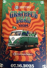 2025 Hartford Athletic Greatful Dead Poster On Thick Paper 11x17
