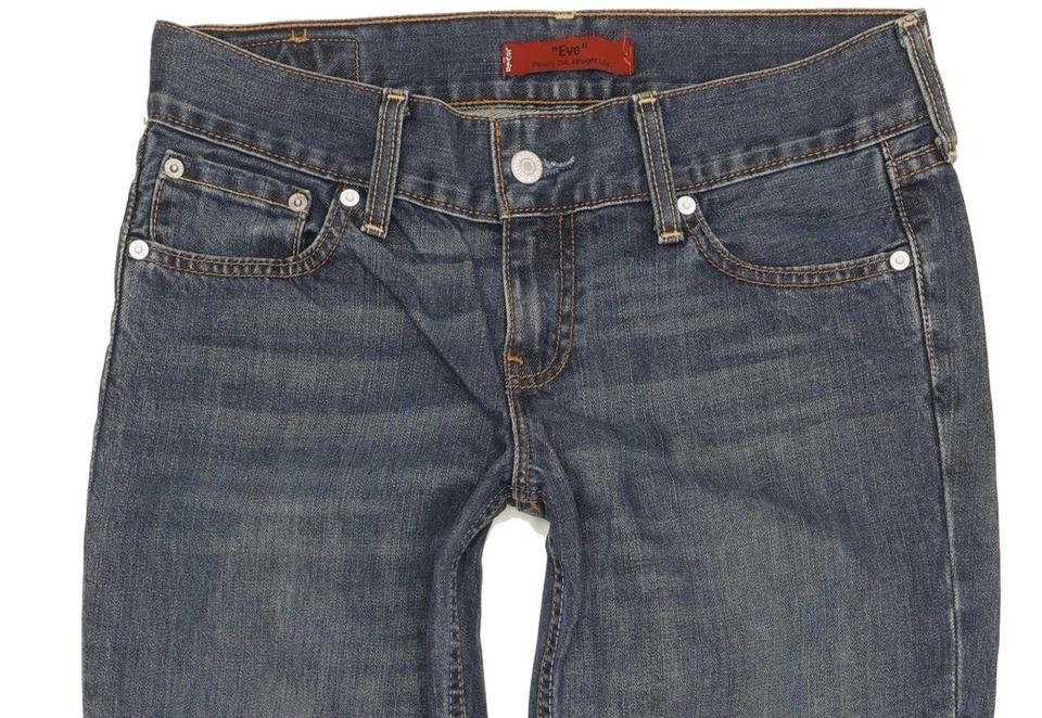 Levi's 557 Eve Women Blue Straight Regular Jeans W29 L32 (105422) - Image 3 of 4