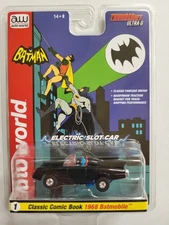 Auto World 1968 Batmobile Classic Comic Book HO Scale Slot Car SC395