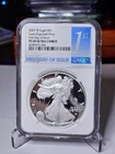 2025 W Proof $1 American Silver Eagle Laser Beam Privy NGC PF69