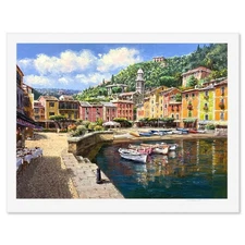 Sam Park, "Harbor at Portofino" Limited Edition Printer's Proof Serigraph, Numbe