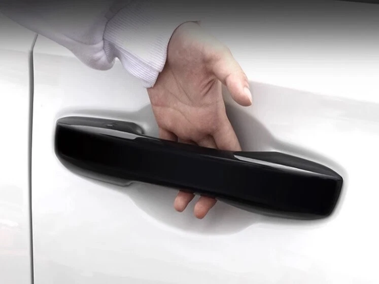 Cubierta de manija de puerta lateral exterior negra brillante para Honda Accord 11 2023-24 Foto 2 de 4