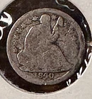 1840-P Seated Liberty Half Dime — photo from another recent sale