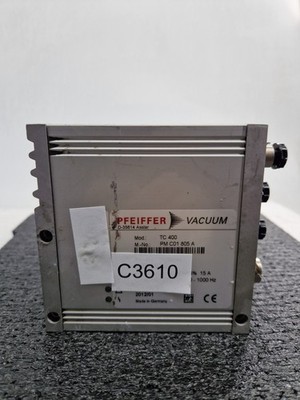 PFEIFFER VACUUM TC 400 M:No;PM C01 805 A    C   3610   181
