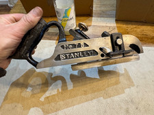 EARLY STANLEY NO 78   REBATE PLANE PAT 1884   lapped and sharpened see video