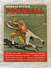 Sports Review Football 1955 College & Pro Issue Miami's A-Bomb Joe 'Jet' Perry