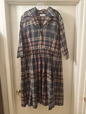 hearts and found 3xL plaid dress flare dress