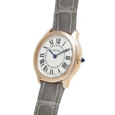 CARTIER LOND LOUIS CARTIER SM WGRN0013 Quartz Silver Pink Gold Case #W1315 3