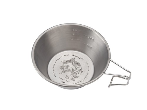 Snow Peak TONED TROUT Titanium Sierra Cup Backpacker 2025 Limited Japan NEW - Picture 2 of 5