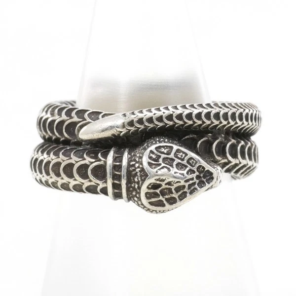 Bague argent serpent de jardin GUCCI taille 10 poids total 12,5 g bijou
