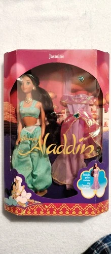 🌟 Vintage Mattel 1992 DISNEY'S ALADDIN JASMINE DOLL#2557 NIB NRFB NICE