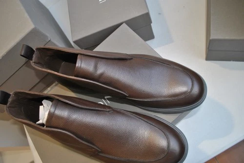 BALDININI ANKLE BOOTS I GENUINE LEATHER 450.00 CARD 44 BROWN - product listing photo