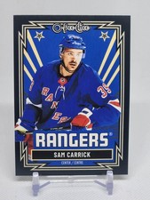 2025-26 O-Pee-Chee Sam Carrick Retro Black Border #'D 008/100 #183
