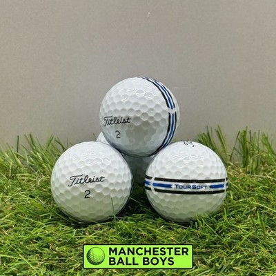 Titleist Tour Soft Aim 360 Golfbälle x12 Pearl / A Grade White