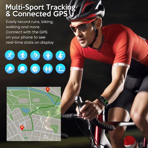 Fitness Tracker,with Heart Rate Body Temperature & Sleep Monitor IP67 Waterpr... - Picture 7 of 8