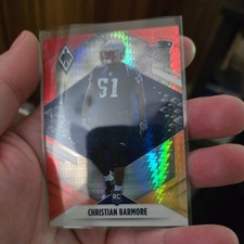 2021 Panini Phoenix #160 Christian Barmore Fire Burst Rookie card 