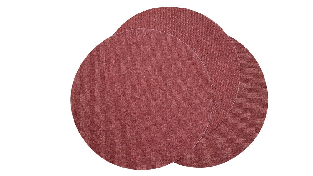 ProNet 300mm 12"" Dia, Self Adh Loop Backed Sanding Discs, 60 grit,Pk 3