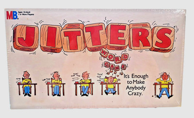 Jitters Word Dice Game Its Enough to Make Anybody Crazy MB New Sealed VTG 1986