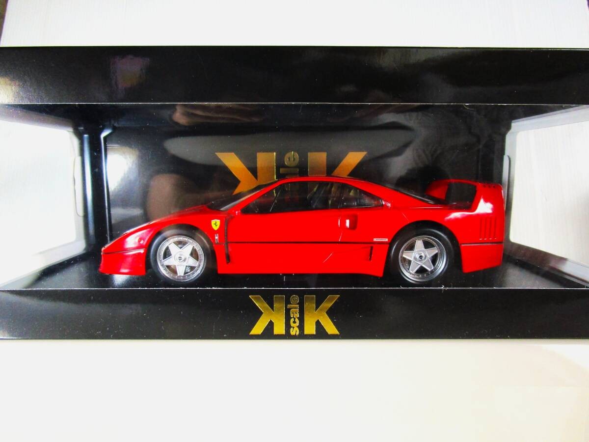 ゆ*プ様 Ferrari F40 ミニカー KK-SCALE 1/18 赤 KK-Scale 1:18 Ferrari F40 year 1987 red KKDC180694 model car