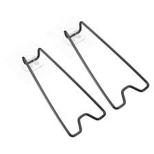 5.1" Adhesive Easel Back, 2 Pcs Metal Picture Frame Back Stand, Black